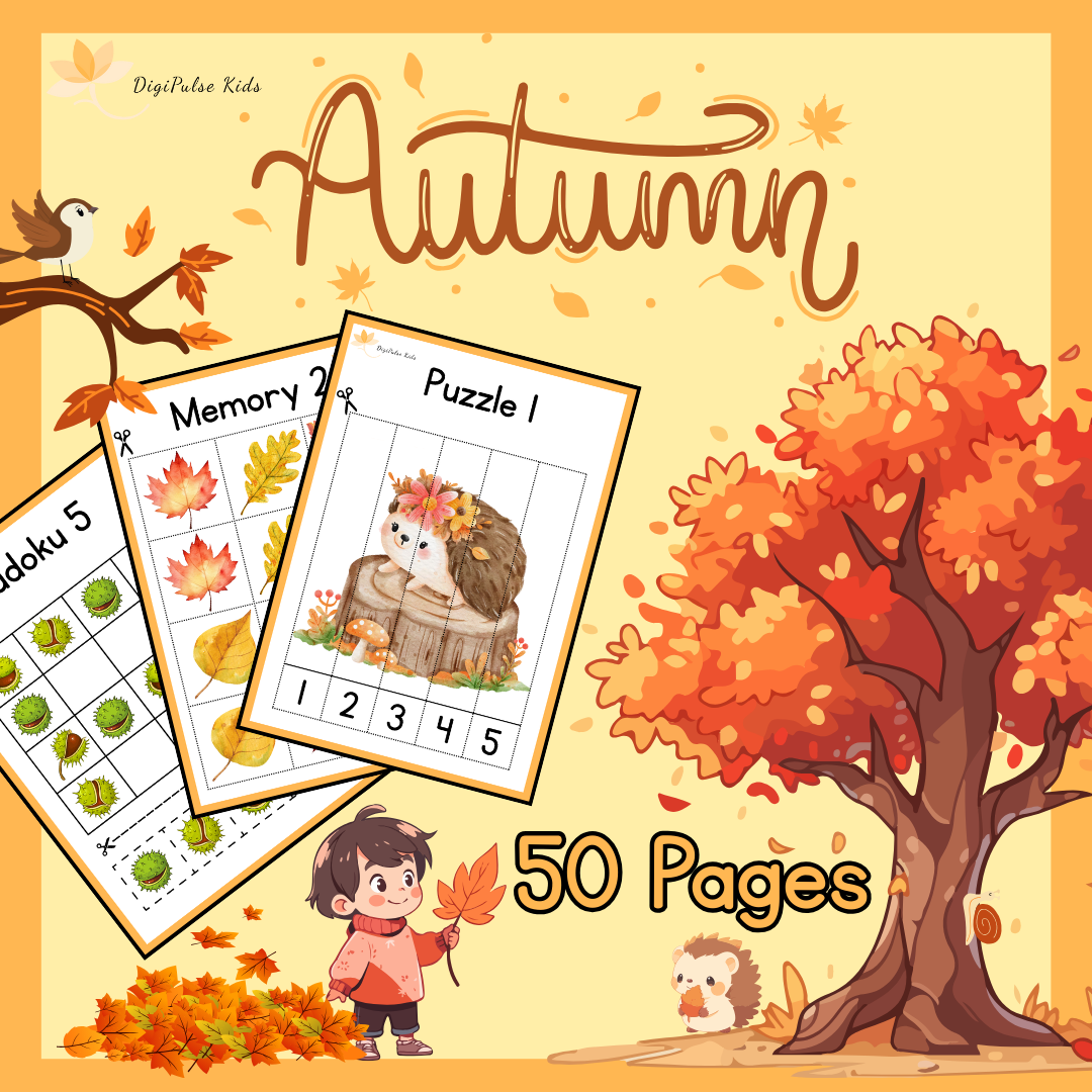 Autumn Activity Book (51 pages)