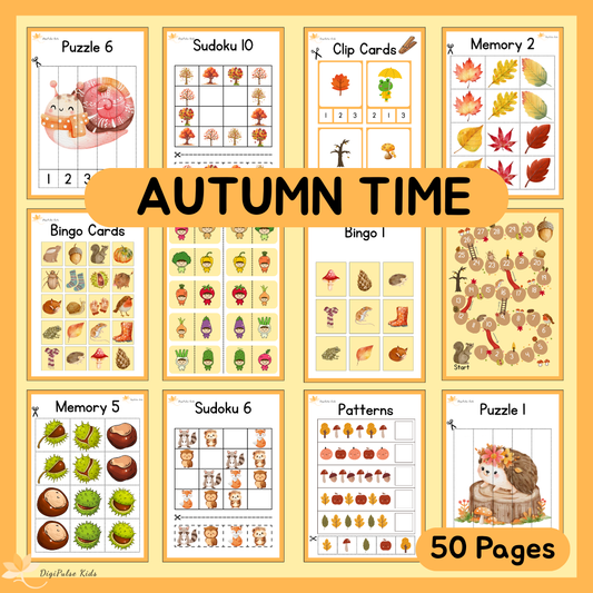 Autumn Activity Book (51 pages)