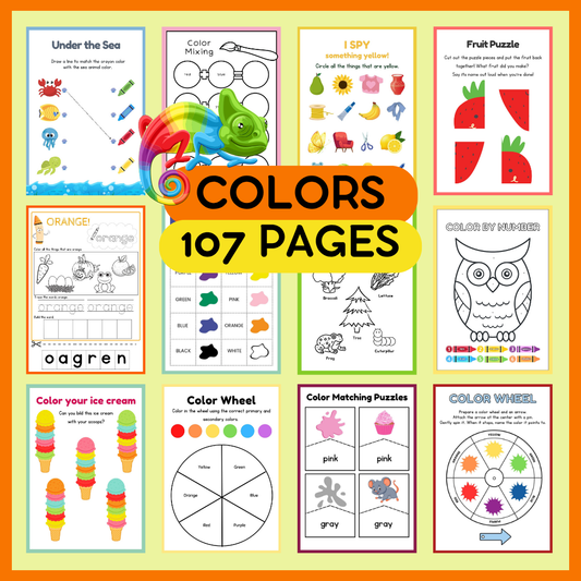 Colors XXL Workbook (107 pages)