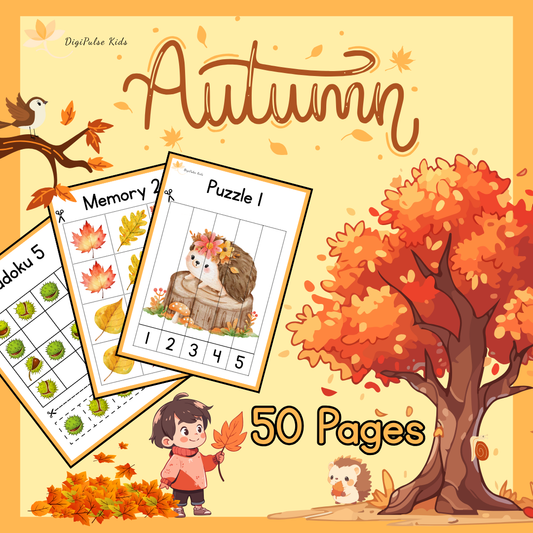 Autumn Activity Book (51 pages)