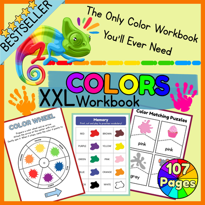 Colors XXL Workbook (107 pages)