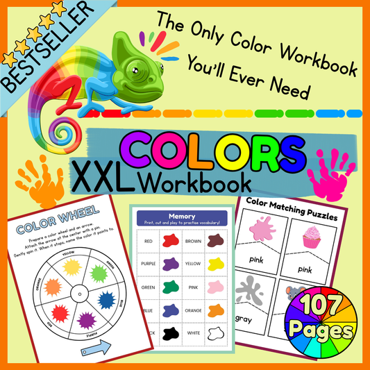 Colors XXL Workbook (107 pages)