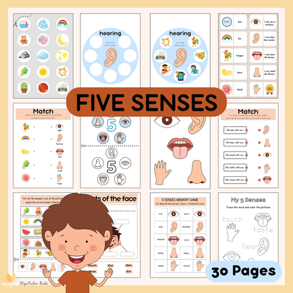 My 5 Senses (30 pages)