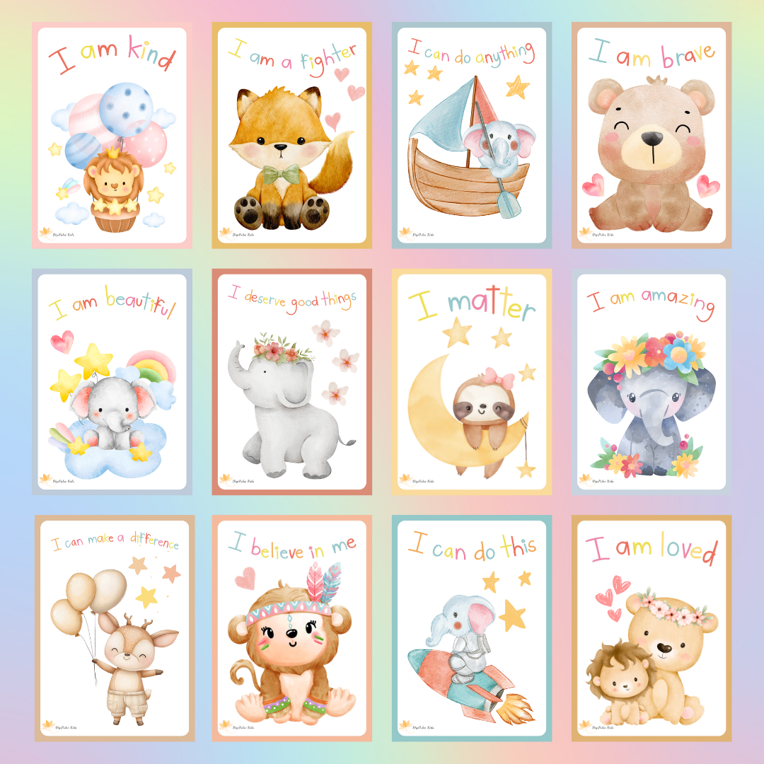 Positive Affirmations KIds (12 posters)