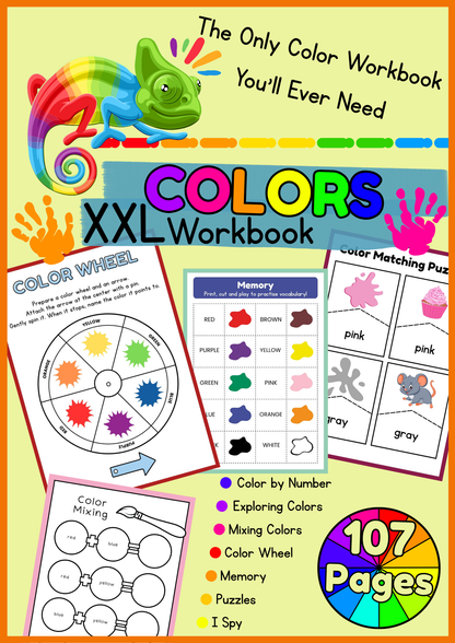 Colors XXL Workbook (107 pages)