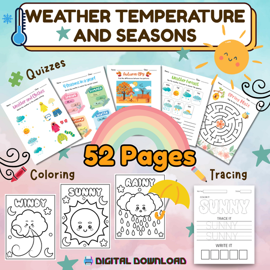 Weather, Temperature and Seasons (52 pages)