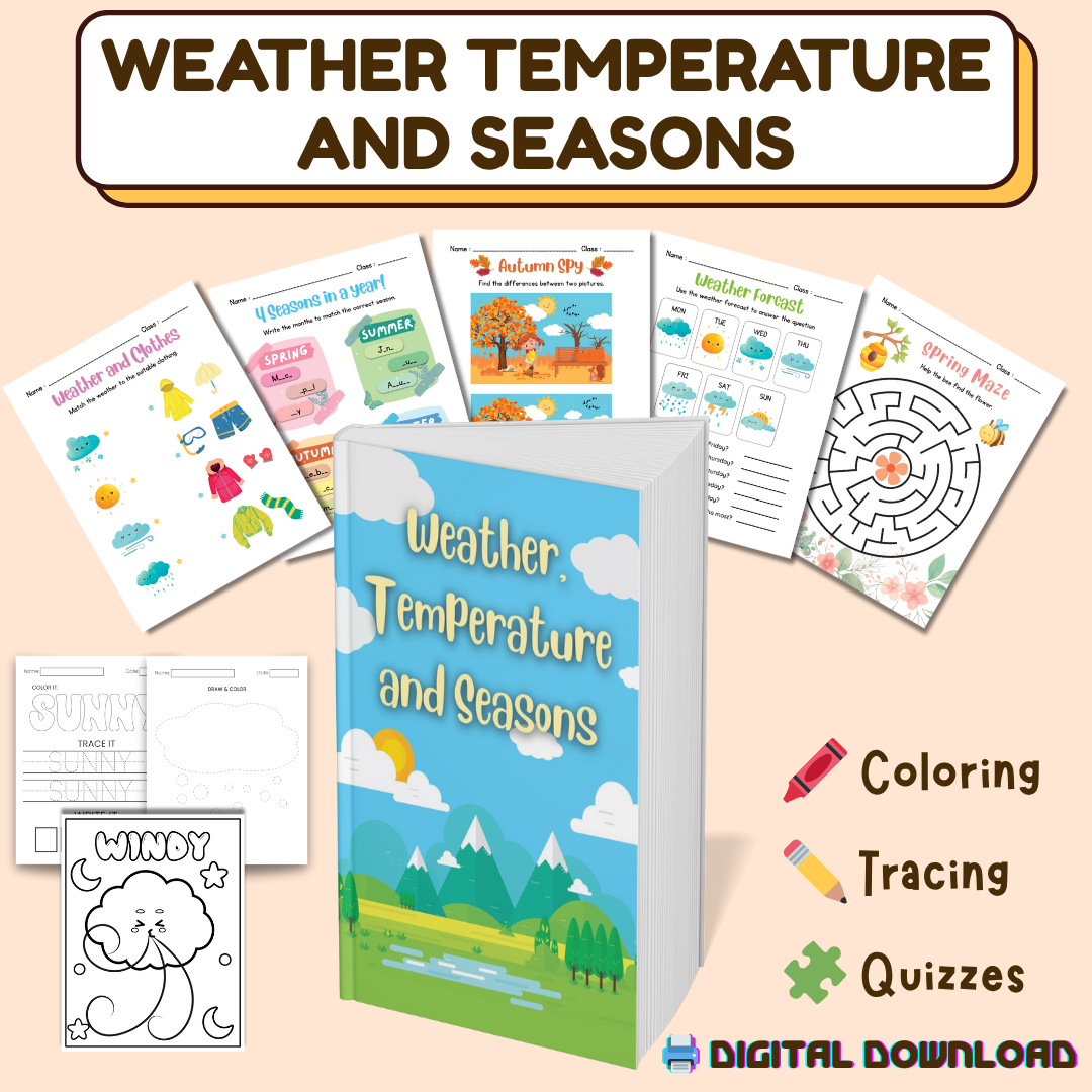 Weather, Temperature and Seasons (52 pages)